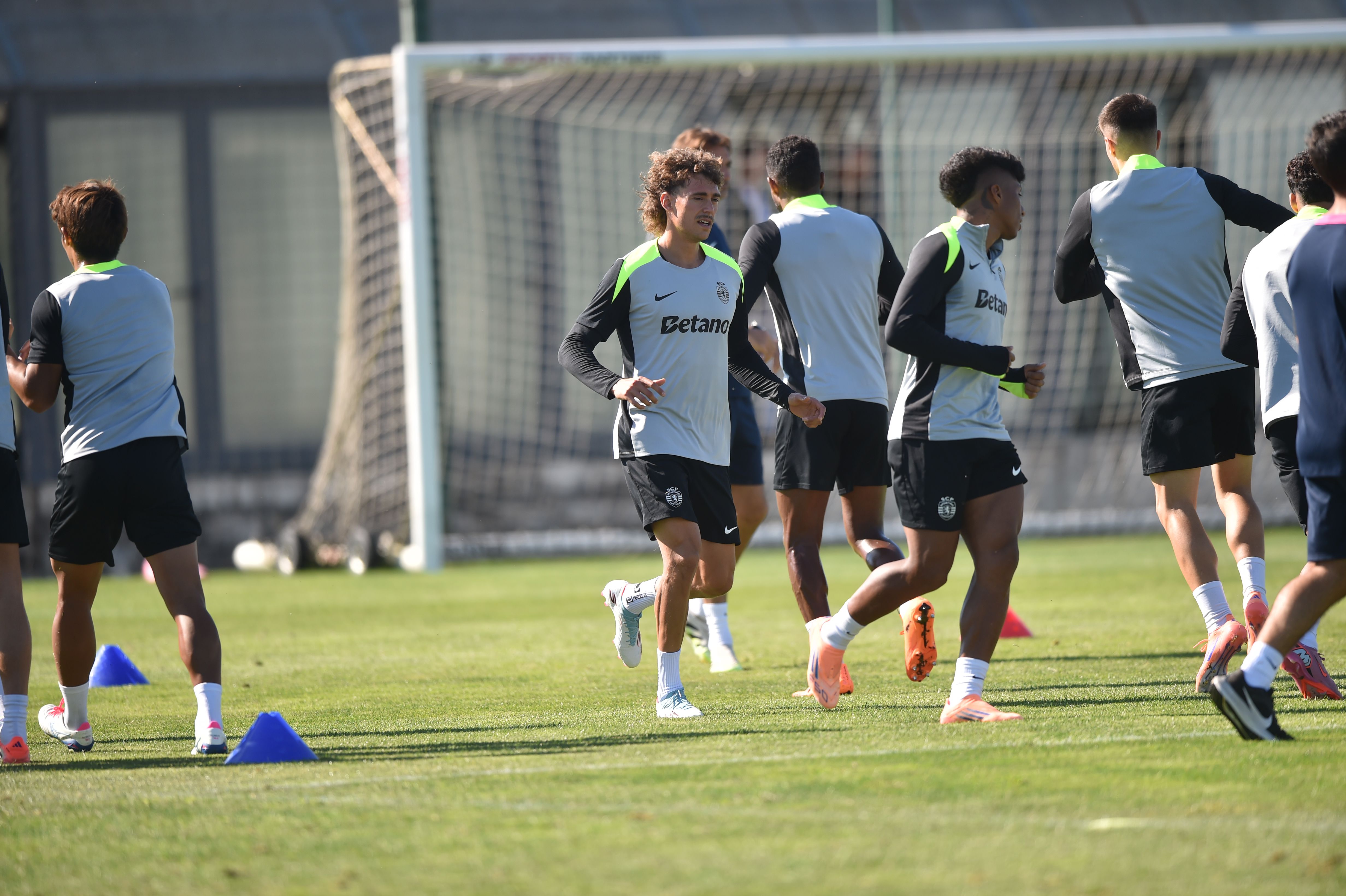 Treino do Sporting na Academia Cristiano Ronaldo, em Alcochete - Foto: Miguel Nunes