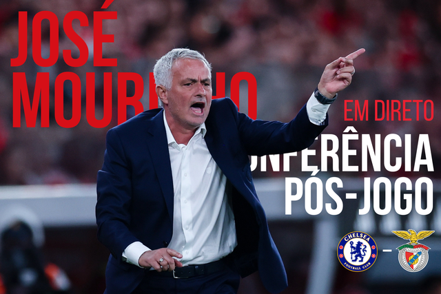 Acompanhe a conferência de Imprensa de José Mourinho