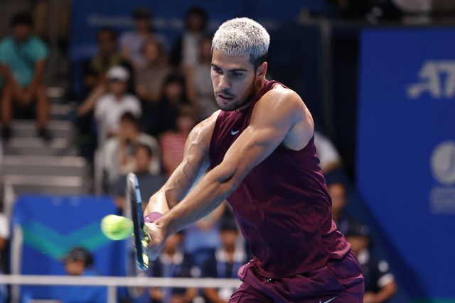 Carlos Alcaraz na final de Tóquio