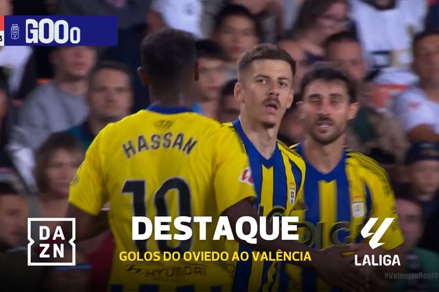 Dois golos em dois minutos deram vitória ao Oviedo em Valência