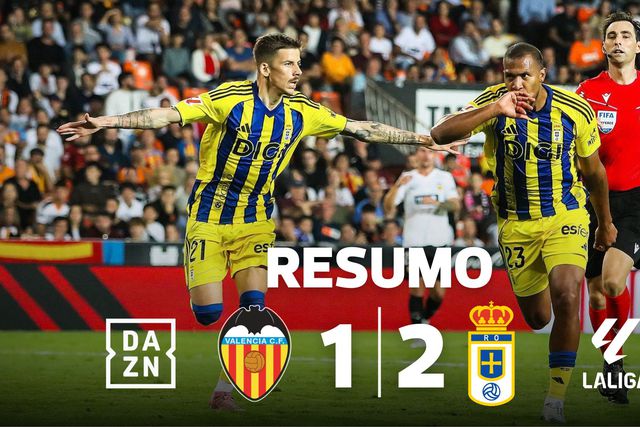 Descalabro do Valência custou três pontos frente ao Oviedo (resumo)