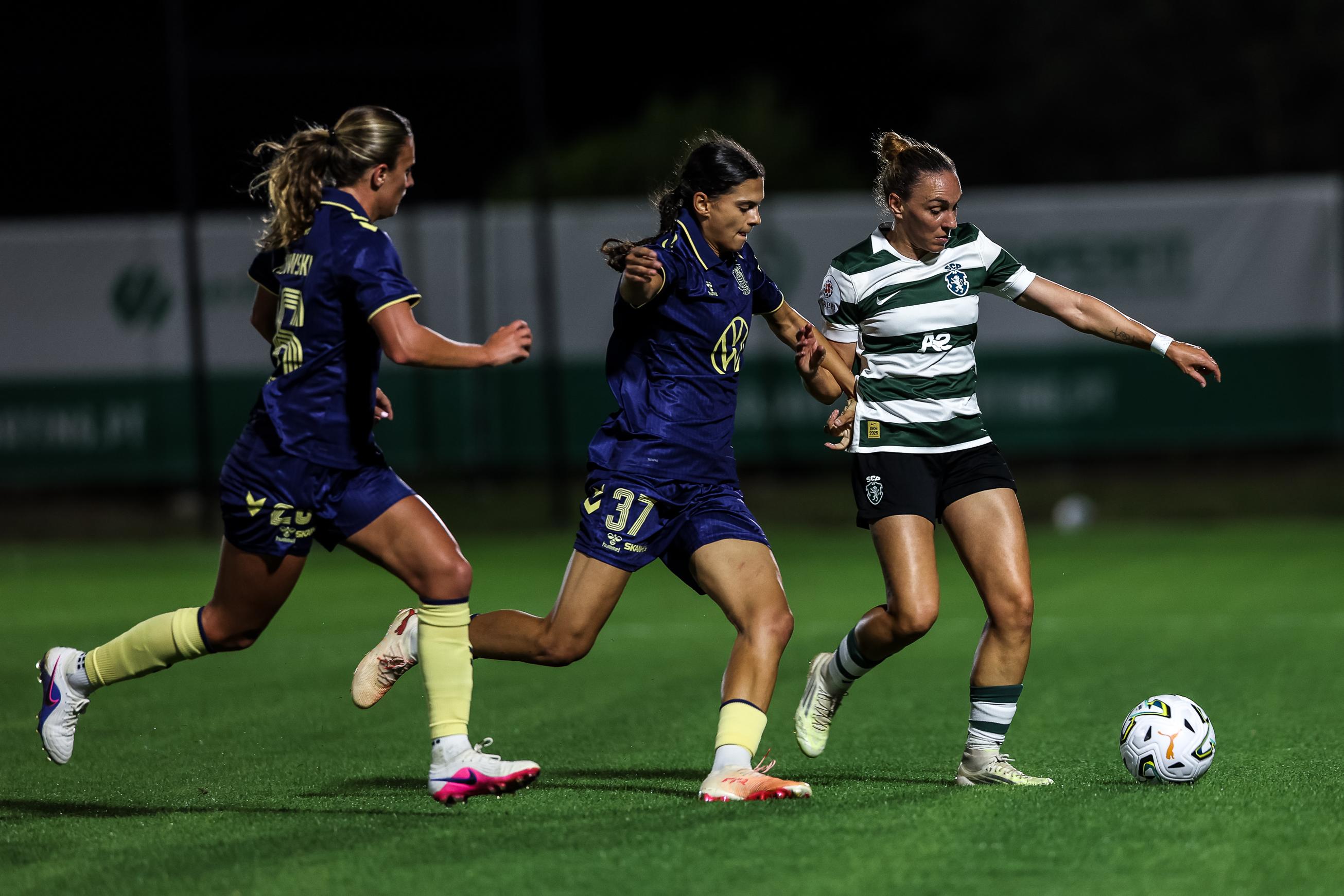 Jogo da 2.ª mão da 2.ª pré-eliminatória da Europa Cup teve lugar na Academia, em Alcochete - Foto: SPORTING CP