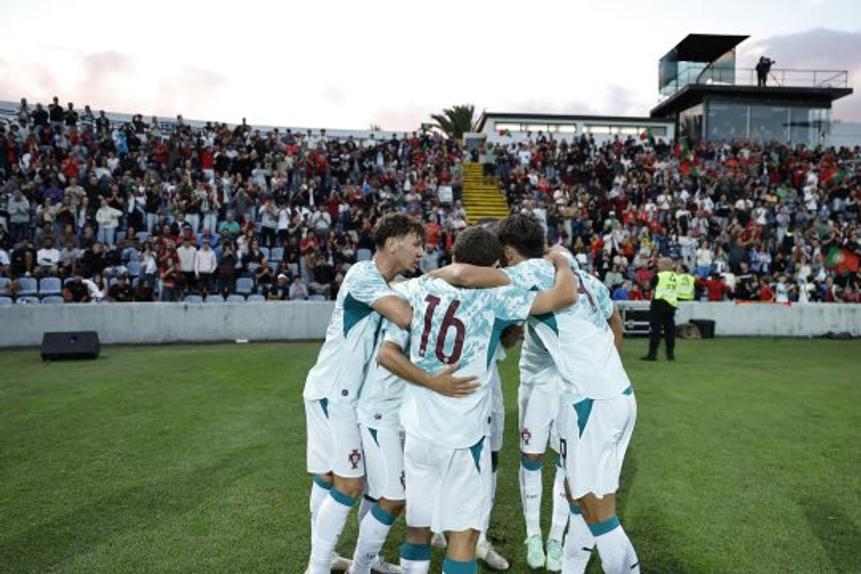 Portugal garante presença no 13.º Europeu  Sub-21 da sua história. Foto: FPF