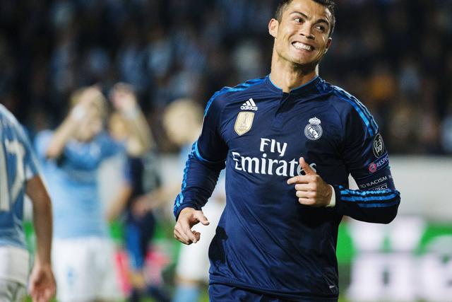 Ronaldo marcou o golo n.º 500 da carreira em Malmo (IMAGO)