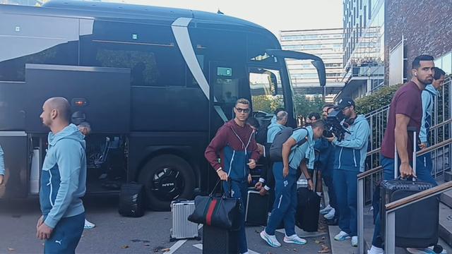 Euforia por Portugal (e Ronaldo) na chegada a Copenhaga