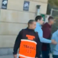O momento em que Ronaldo deixa o estádio em Copenhaga