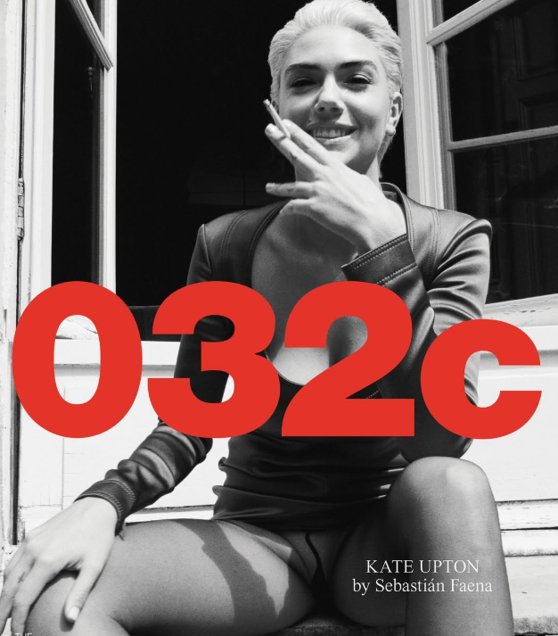 Kate Upton na capa da 032c