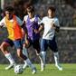 A Seleção Nacional sub-16 venceu o primeiro de três jogos do torneio de preparação - Foto: FPF