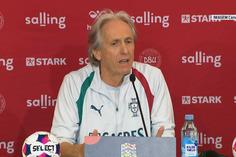 Jorge Jesus confirma uma baixa para a Dinamarca
