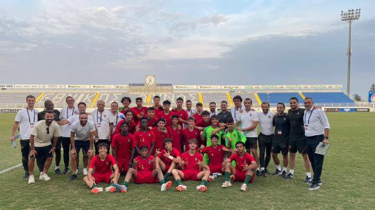 Sub-17 conquistam Torneio Preparatório da UEFA