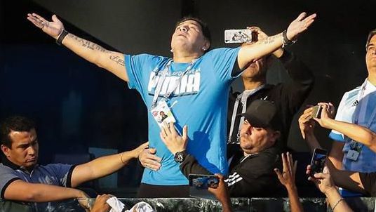 Maradona continua a ser maior inspiração na Argentina