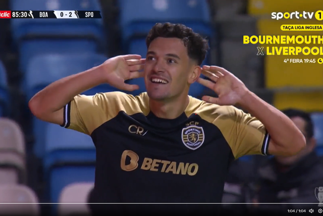 VÍDEO: Pedro Gonçalves aumenta vantagem do leão!