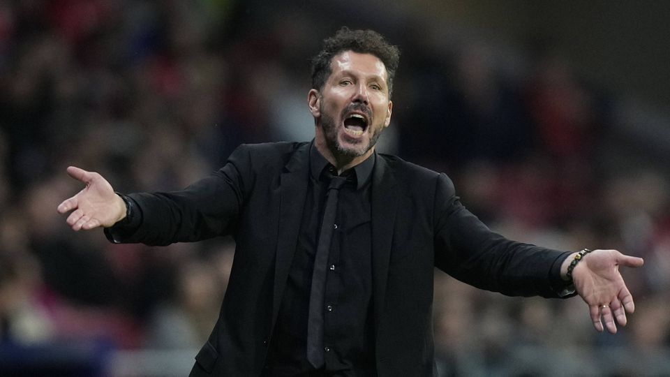 Diego Simeone eleito treinador do mês da La Liga