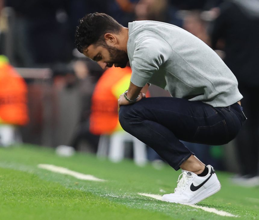 Rúben Amorim na fronteira entre Sporting e Manchester United