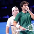 O jogador de ténis português Francisco Cabral e o austríaco Lucas Miedler (Foto IMAGO)