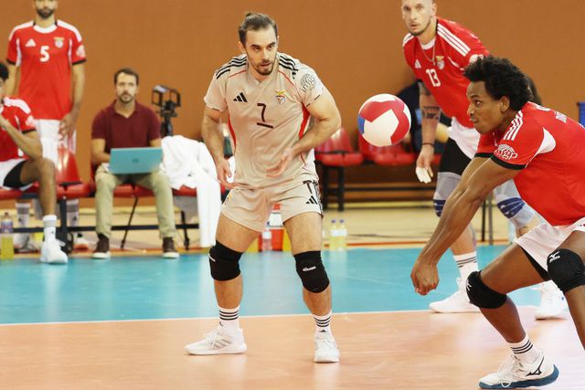 Equipa de voleibol do Benfica 2025-26. Foto SL Benfica