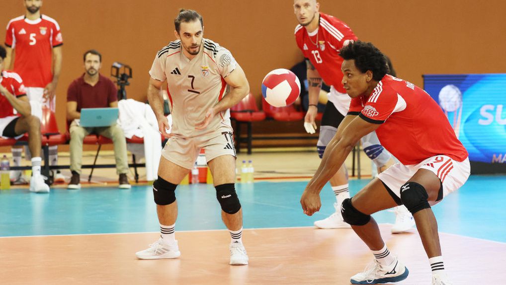 Equipa de voleibol do Benfica 2025-26. Foto SL Benfica