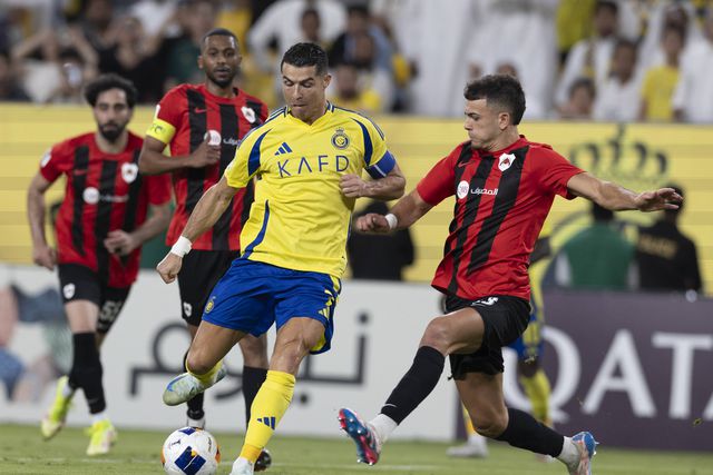 Cristiano Ronaldo durante o duelo entre Al Nassr e Al Rayyan - Foto: IMAGO