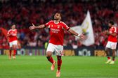 Pavlidis a festejar golo do Benfica na Luz