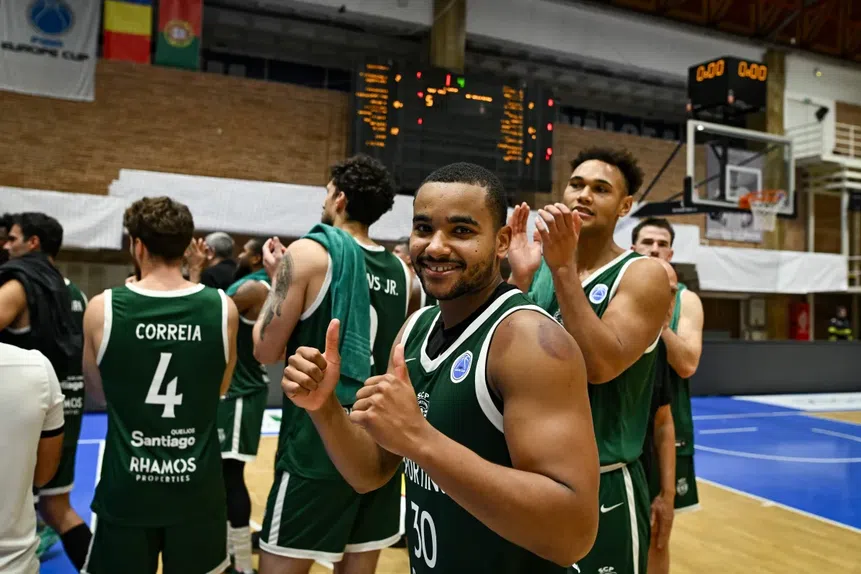 Stephan Swenson,  jogador do Sporting Foto FIBA