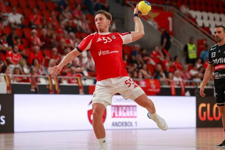 Valipau, o jogador da equipa de andebol do Benfica 2025-26. Foto SL Benfica