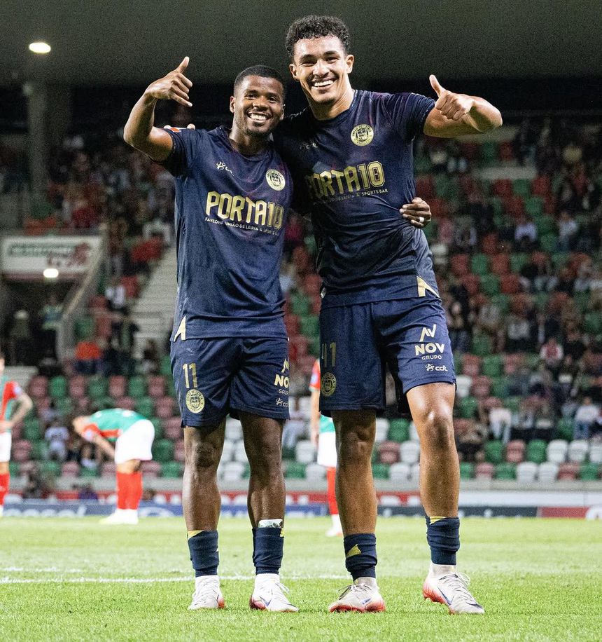 UD Leiria marcou todos os golos na segunda parte. Fotografia: UD Leiria