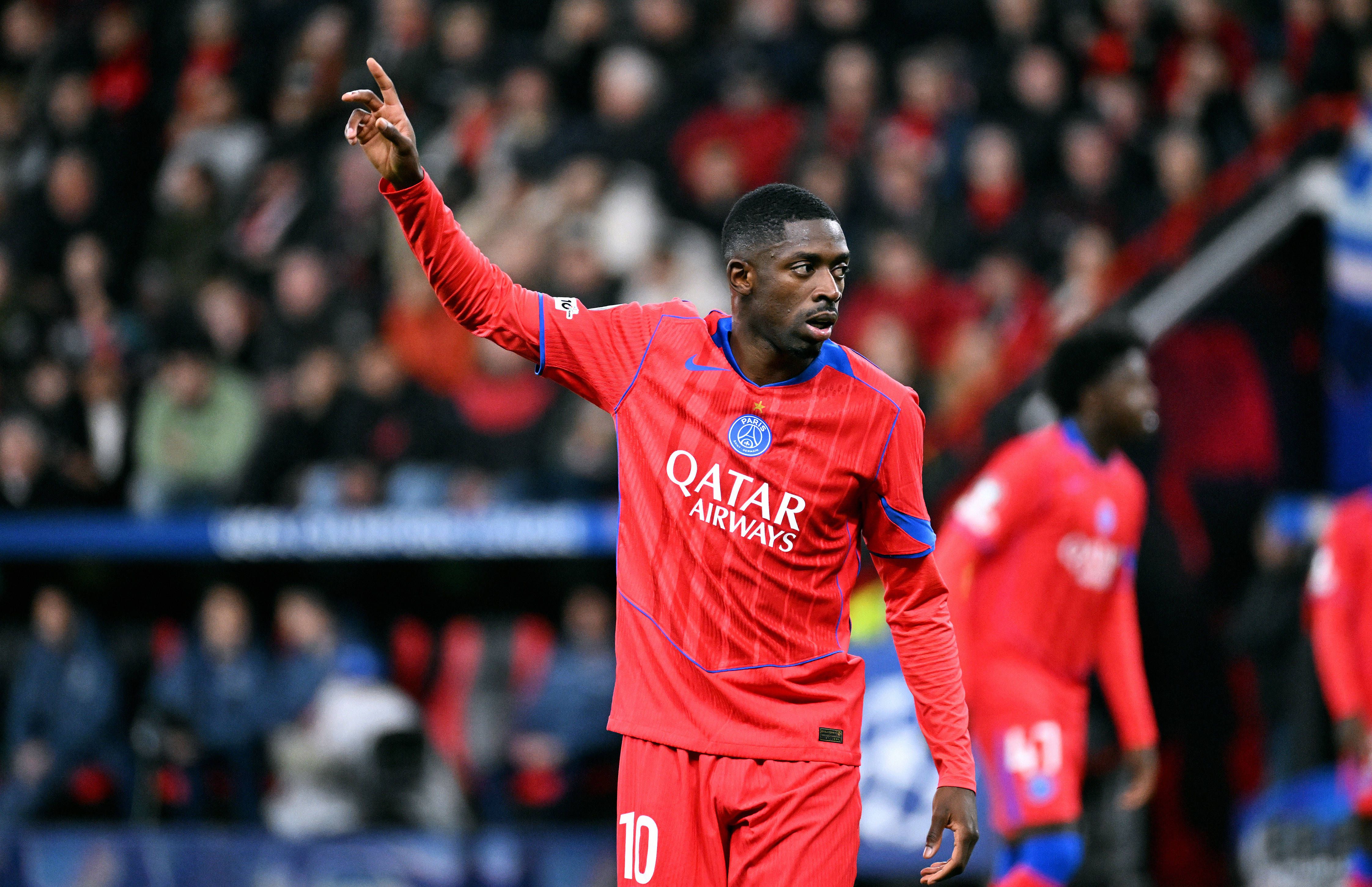 6.º - Dembélé (PSG): 28 golos