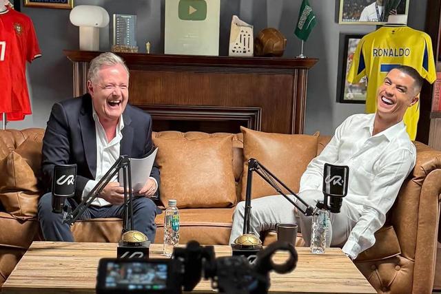 Piers Morgan e Cristiano Ronaldo - Foto: Instagram/@piersmorgan