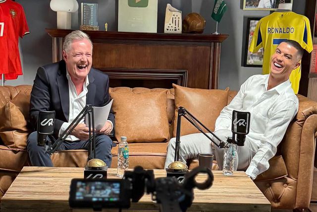 Piers Morgan e Cristiano Ronaldo - Foto: Instagram/@piersmorgan