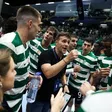 A equipa leonina luta esta tarde pelo acesso aos quartos de final da Champions. Foto Sporting