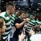 A equipa leonina luta esta tarde pelo acesso aos quartos de final da Champions. Foto Sporting
