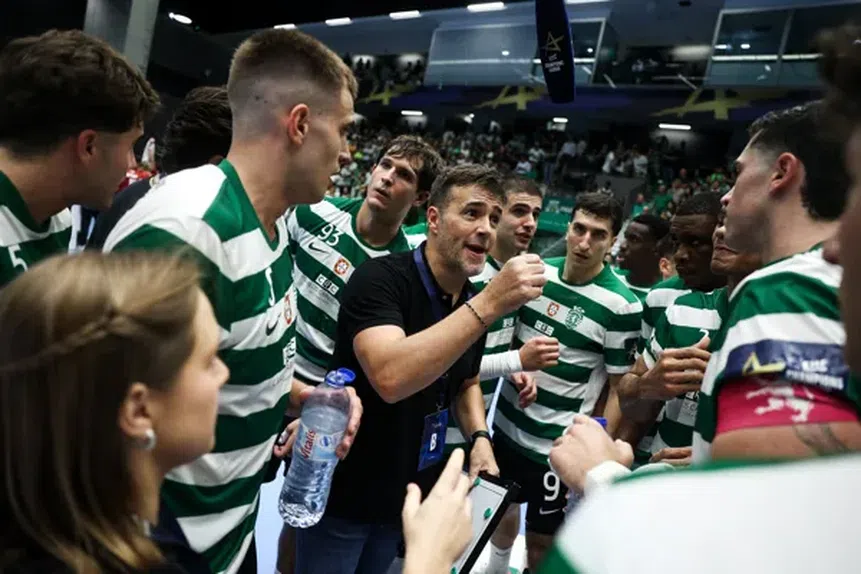 Ricardo Costa, treinador da equipa de andebol do Sporting 2025-26. Foto Sporting