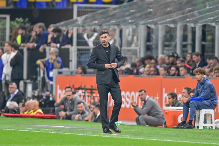 Paulo Fonseca triunfou no único dérbi em que esteve presente, guiando o Milan a uma vitória por 2-1, a 22 de setembro de 2009. Foto: IMAGO