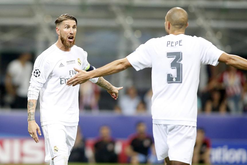 Sergio Ramos e Pepe atuaram no Real Madrid