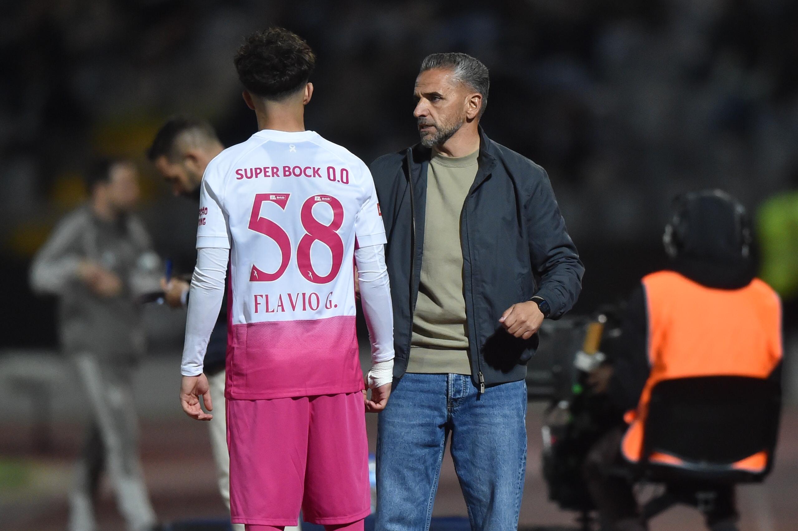 Flávio Gonçalves entrou aos 62' no Sporting-Casa Pia - Foto: Miguel Nunes