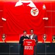 Samuel Dahl vive a terceira época na Luz. Foto: Benfica
