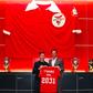 Samuel Dahl vive a terceira época na Luz. Foto: Benfica