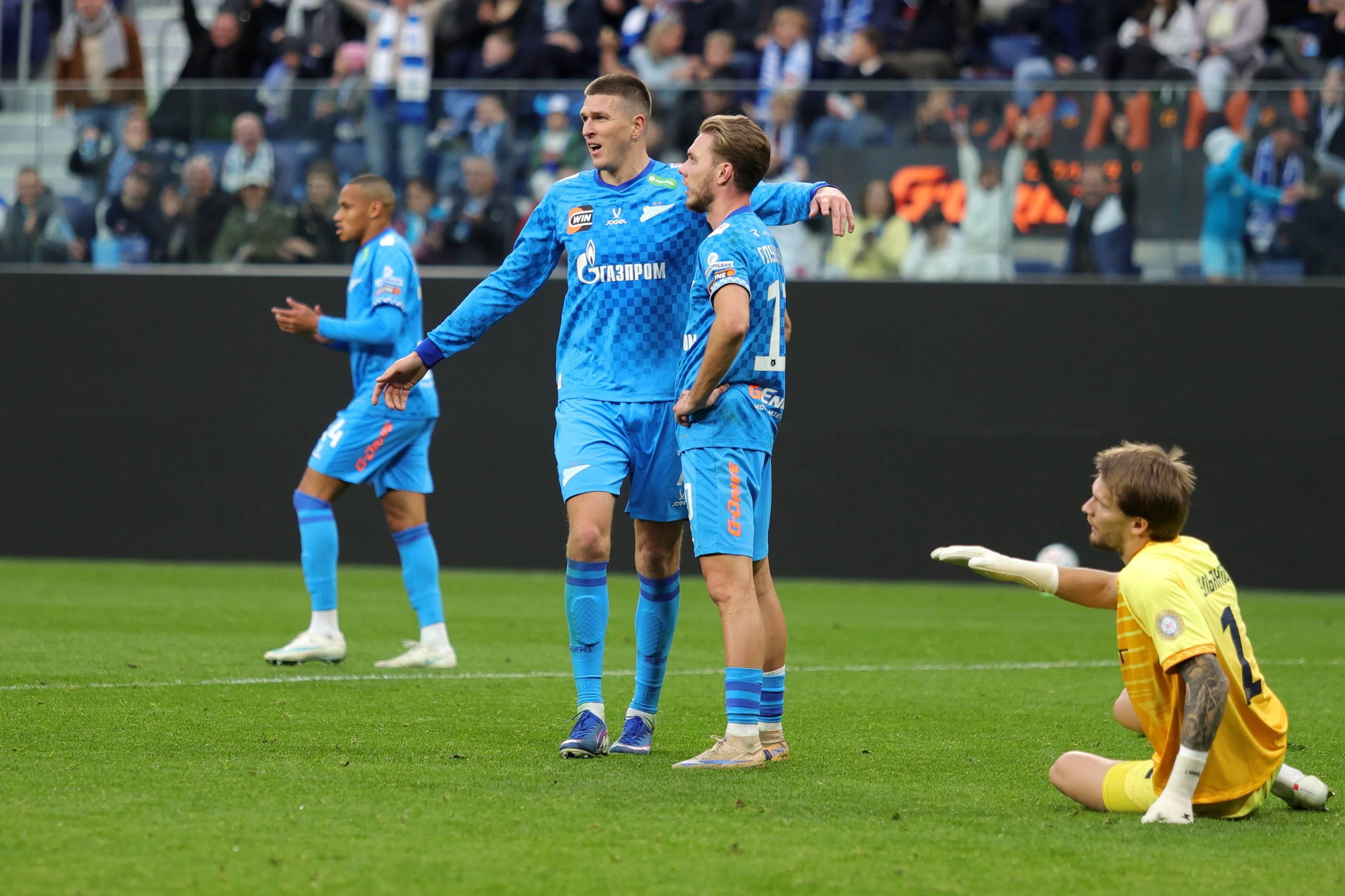21 golos - Aleksandr Sobolev e Maksim Glushenkov (Zenit): 11 + 10 golos. Foto IMAGO