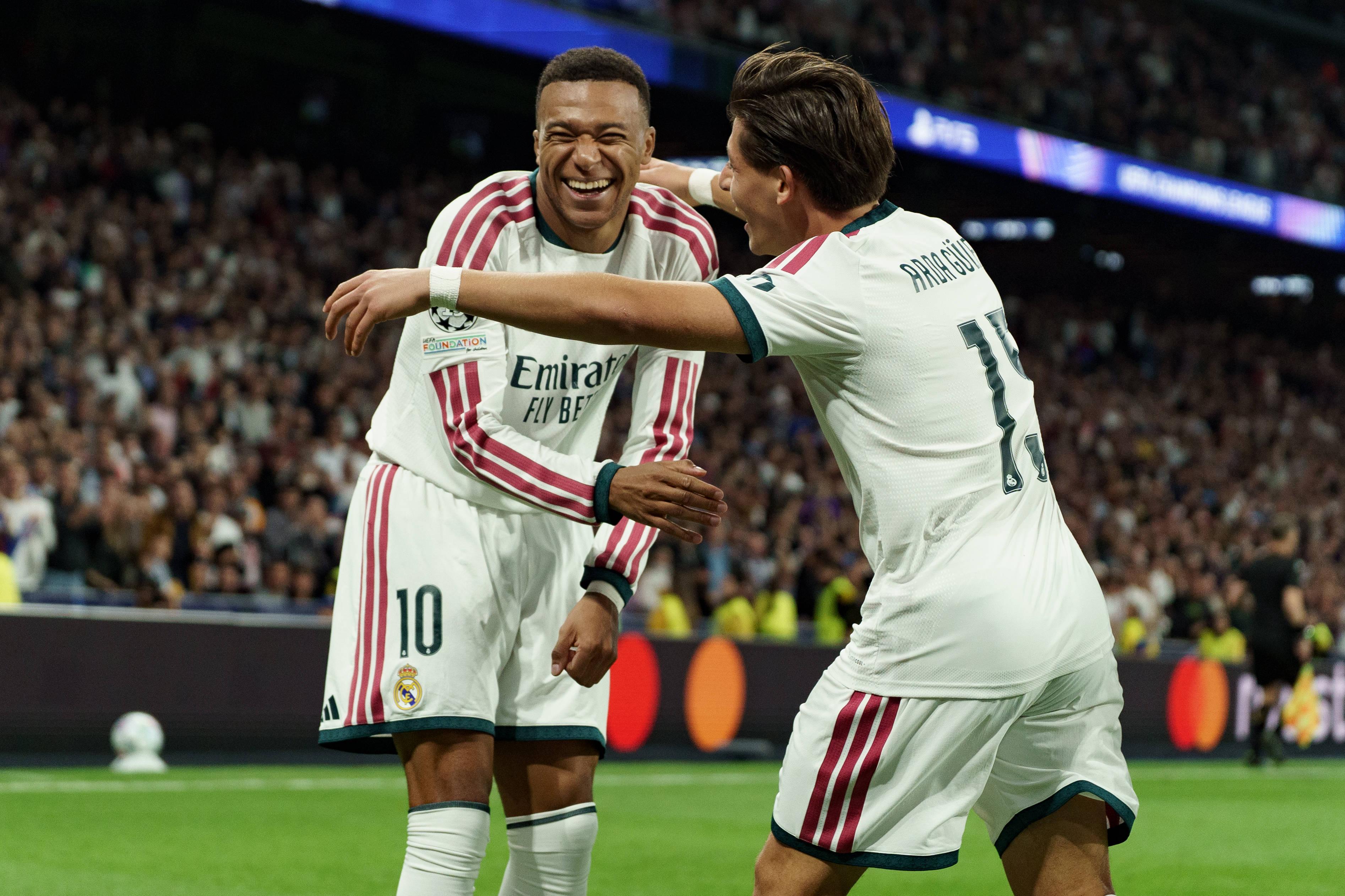 17 golos - Kylian Mbappé e Arda Guler (Real Madrid): 14 + 3 golos. Foto IMAGO