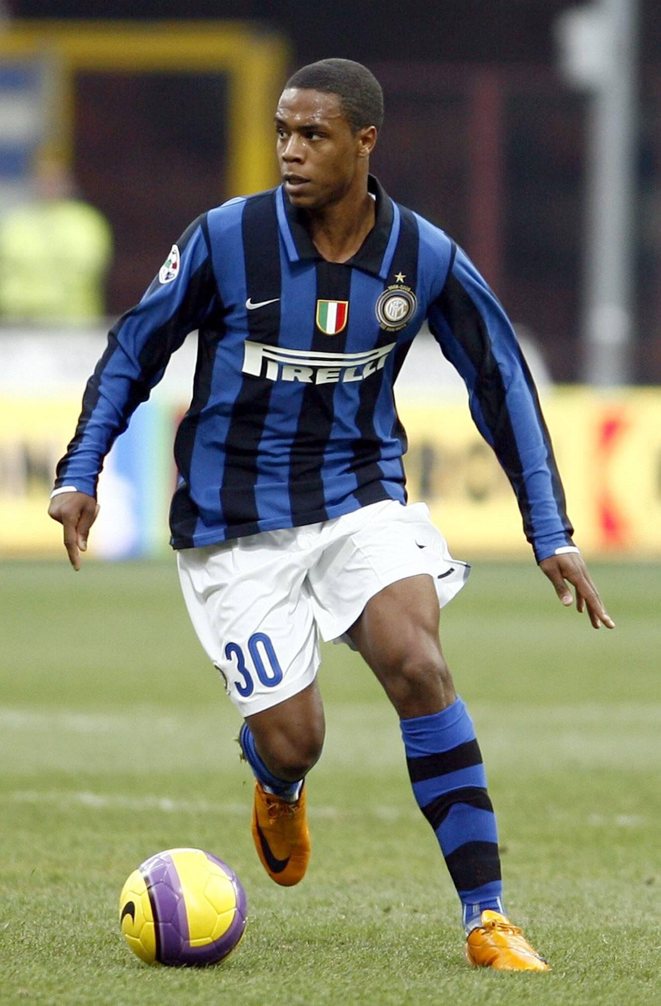 Pelé registou dez minutos no único dérbi em que participou. O Inter saiu vitorioso, por 2-1, a 23 de dezembro de 2007. Foto: IMAGO