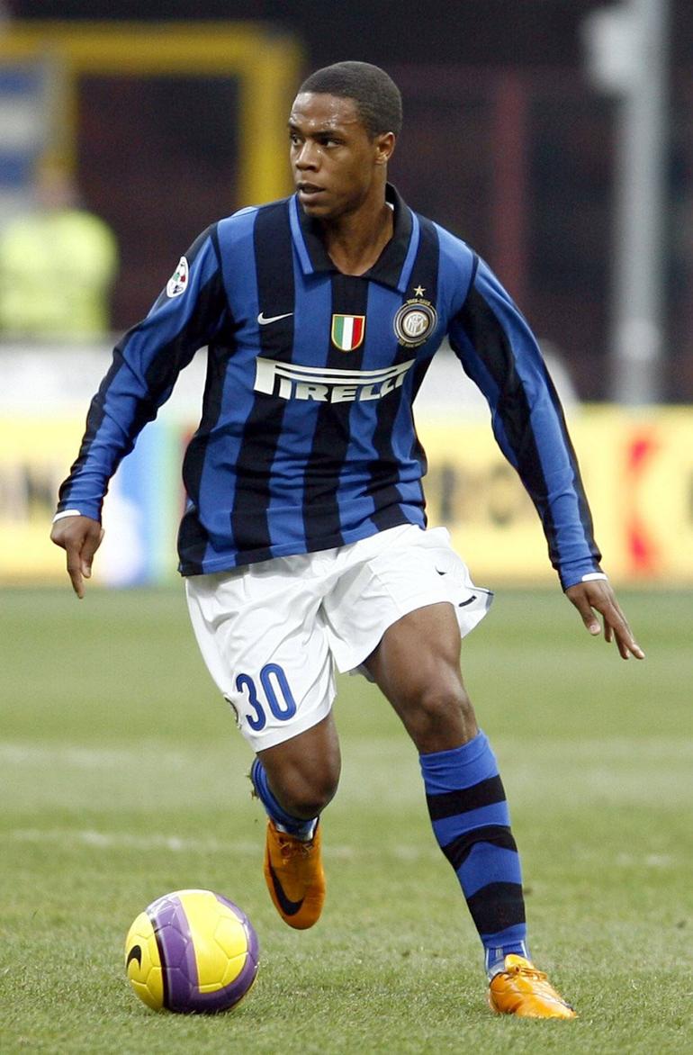 Pelé registou dez minutos no único dérbi em que participou. O Inter saiu vitorioso, por 2-1, a 23 de dezembro de 2007. Foto: IMAGO