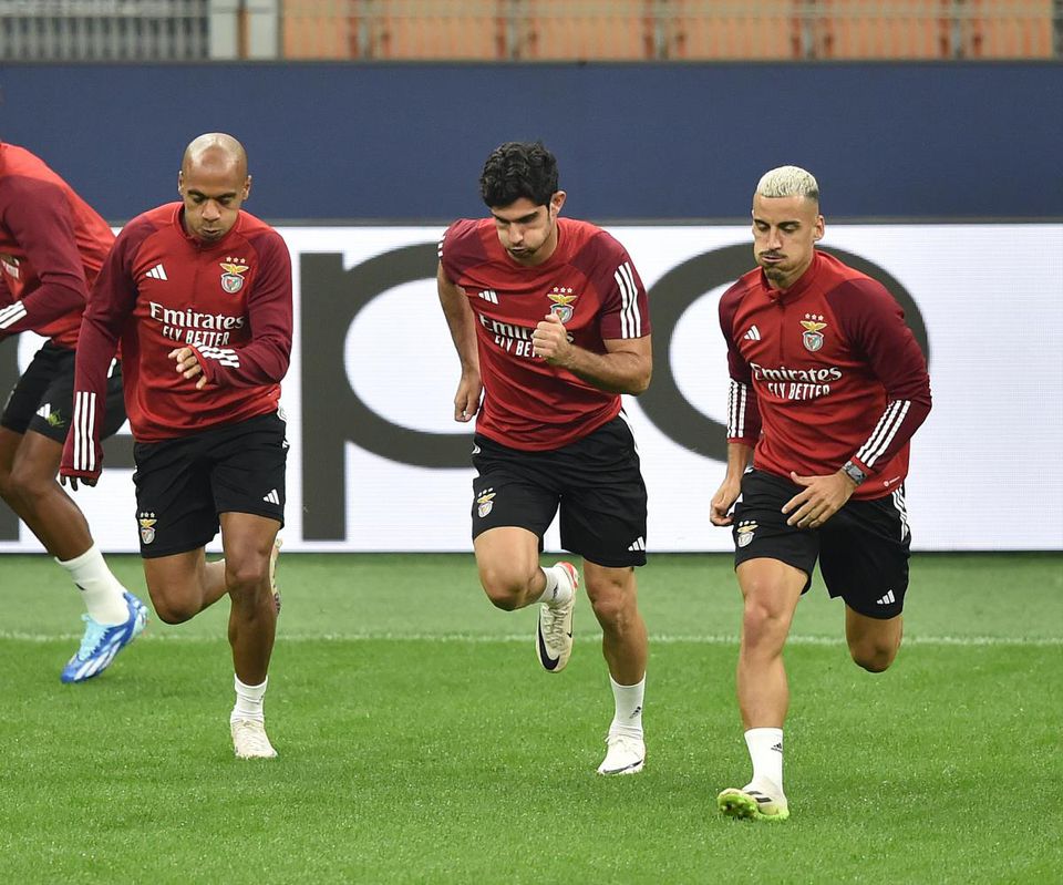 Gonçalo Guedes em dúvida no Benfica