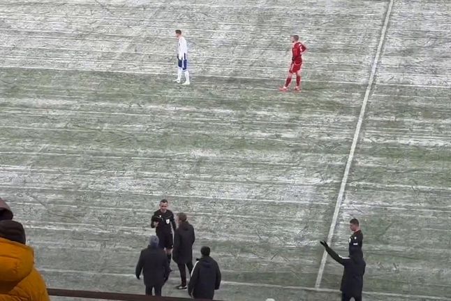 Vale tudo, até atirar bolas de neve