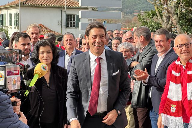Rui Costa recebido na Câmara Municipal de Arouca: «O Benfica está em todo o lado»