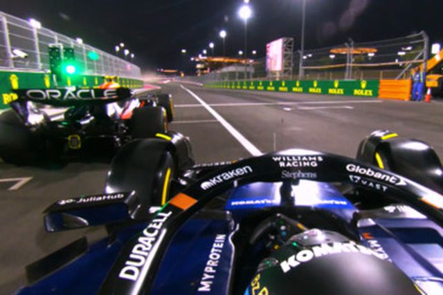 Sergio Pérez ultrapassado por Colapinto na partida... da via das boxes (vídeo)