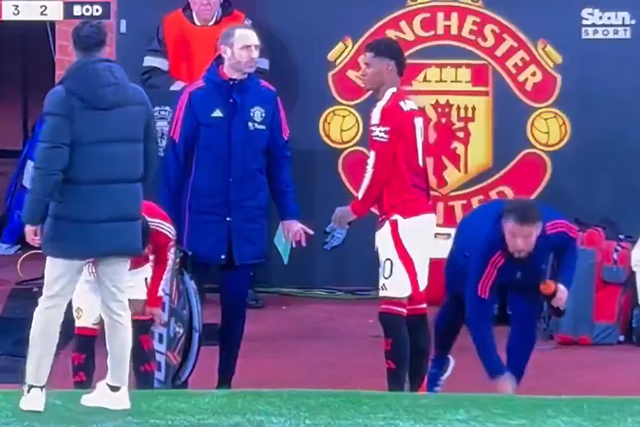 Vídeo: o gesto de Rashford que está a gerar polémica