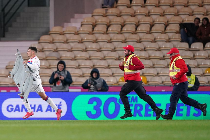 Martín Fernández protagonizou um dos momentos mais insólitos do ano, certamente - Foto: Hugo Delgado/Lusa