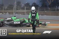 Hulkenberg perde o controlo do carro após choque com Gasly