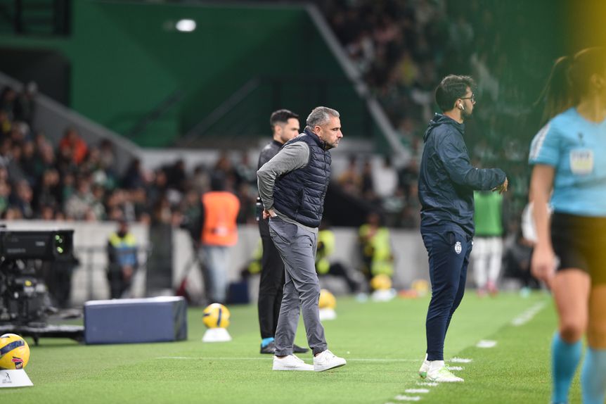 Rui Borges, treinador do Sporting - Foto: Sérgio Miguel Santos
