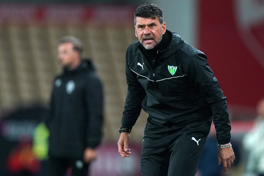 Cristiano Bacci, treinador do Tondela - Foto: Hugo Delgado/Lusa